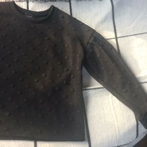 Black Juliette Sleeve sweater Size S